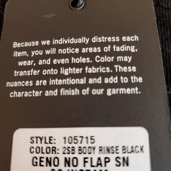 NEW TRUE RELIGION Men's Geno Relaxed Slim Black Jeans - Picture 14 of 16